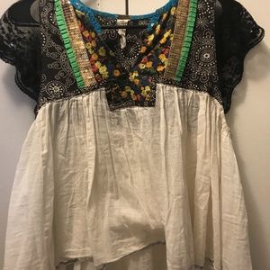 Free People Embellished Top